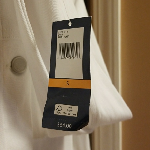 NWT Bandolino jacket in white size small - Picture 5 of 7